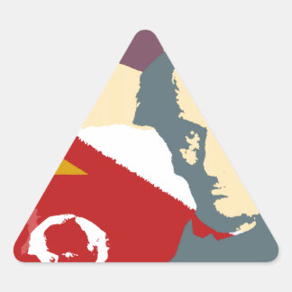 Pegatina Triangular Charles BAUDELAIRE