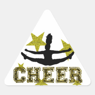 Pegatina Triangular Cheerman