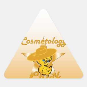 Pegatina Triangular Chick #10 de Cosmetología