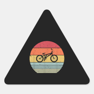 Pegatina Triangular Ciclismo Estilo Bmx Rider