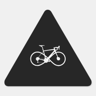 Pegatina Triangular Ciclista ciclista ciclista de Carreras ciclista de