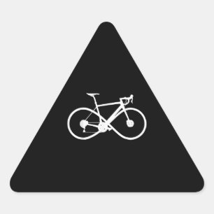 Pegatina Triangular Ciclista ciclista ciclista de Carreras ciclista de