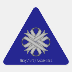 Pegatina Triangular Cinta de la mezcla gris de Kenneth Yoncich