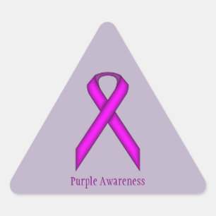 Pegatina Triangular Cinta Purple Standard de Kenneth Yoncich