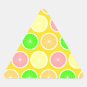Pegatina Triangular Citrus