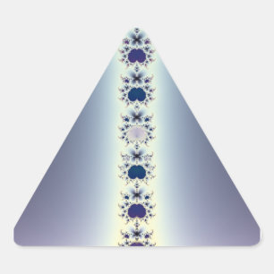 Pegatina Triangular Collar Morado