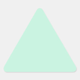 Pegatina Triangular Color de la letra ligera