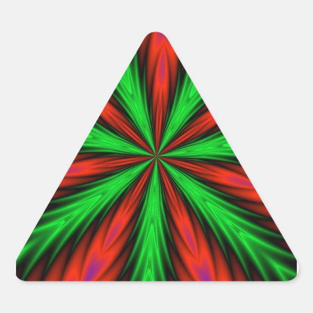 Pegatina Triangular Colores Sticker (Anverso)