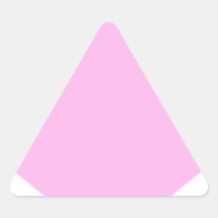 Pegatina Triangular Corazones rosas, amor incondicional_