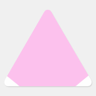 Pegatina Triangular Corazones rosas, amor incondicional_