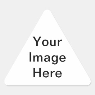 Pegatina Triangular Cree sus propios regalos personalizados original