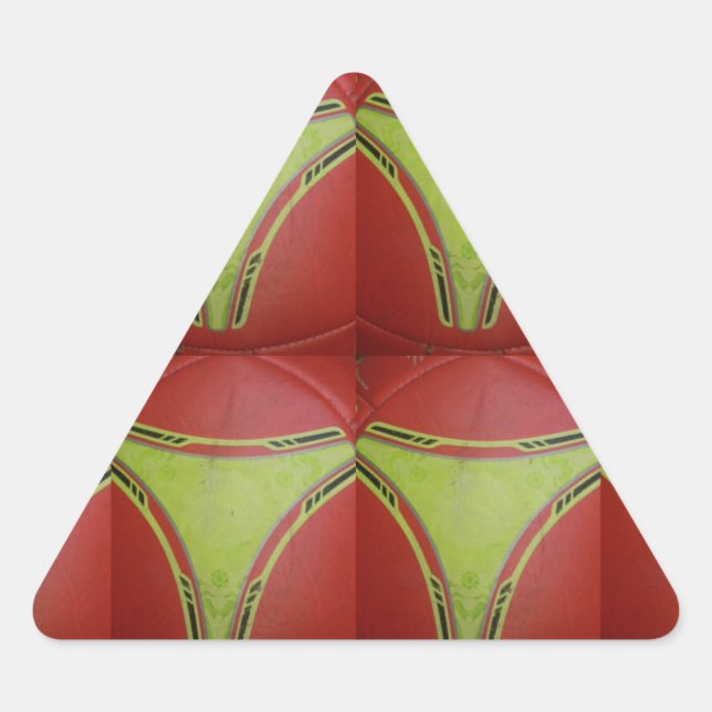 Pegatina Triangular Curvas amarillas doradas.JPG (Anverso)