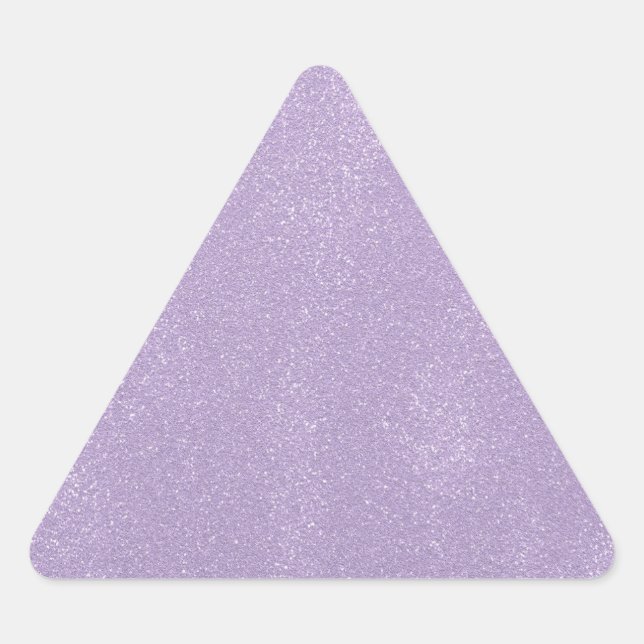 Pegatina Triangular Desorden de lavanda (Anverso)