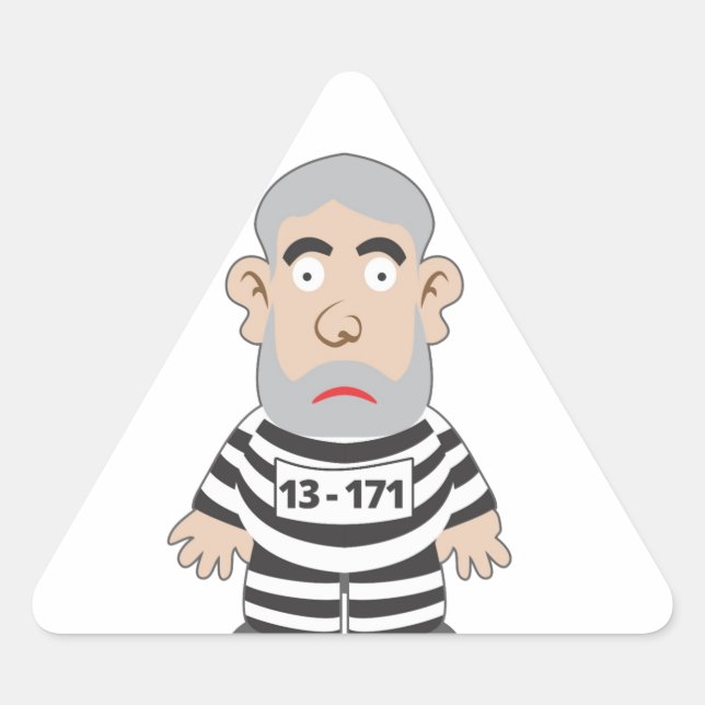 Pegatina Triangular Dezenas de produtos Pixuleco (Anverso)