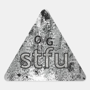 Pegatina Triangular ¡Dios mío!