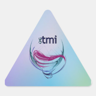 Pegatina Triangular ¡Dios mío!