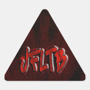 Pegatina Triangular ¡Dios mío! jfltb