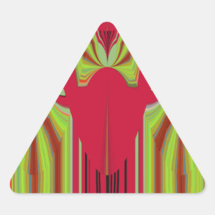 Pegatina Triangular Diseño de Hakuna Matata sin foco