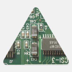 Pegatina Triangular Diseño de la placa de circuito