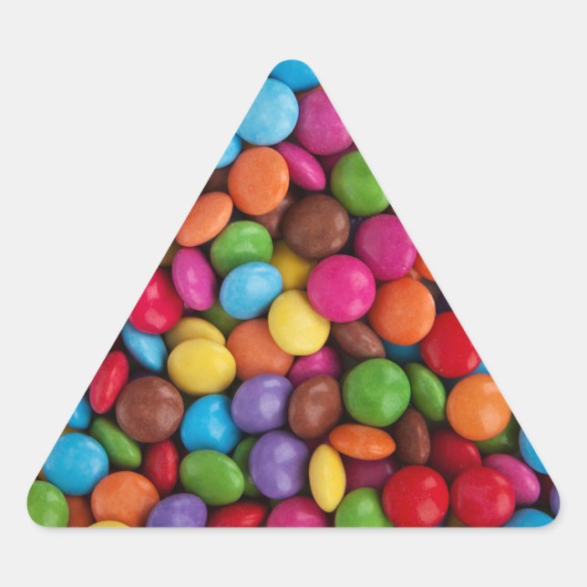 Pegatina Triangular dulce dulce dulce (Anverso)