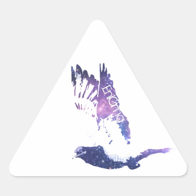 Pegatina Triangular Ejecutar las calles (Anverso)