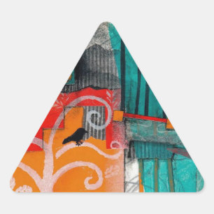 Pegatina Triangular El amor