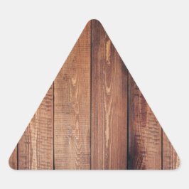 Pegatina Triangular El aspecto de la madera real