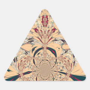 Pegatina Triangular El vibrante Kaleidoscope africano: Un delicioso vi