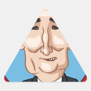 Pegatina Triangular Elección presidencial 2016