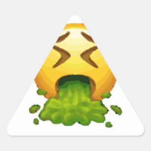 Pegatina Triangular emoji
