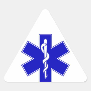 Pegatina Triangular EMS Sticker