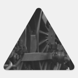 Pegatina Triangular Escuela mecánica de locomotoras