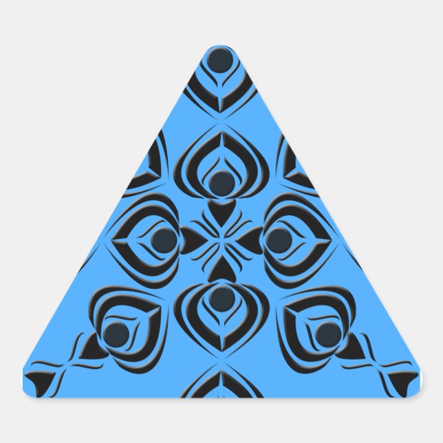 Pegatina Triangular Espadas (Anverso)