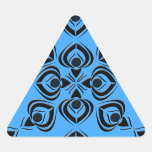 Pegatina Triangular Espadas