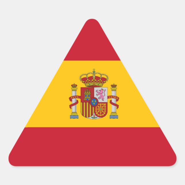 PEGATINA TRIANGULAR ESPAÑA (Anverso)