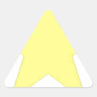 Pegatina Triangular estrella del ejército