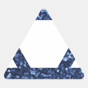 Pegatina Triangular estrella secuencial de david