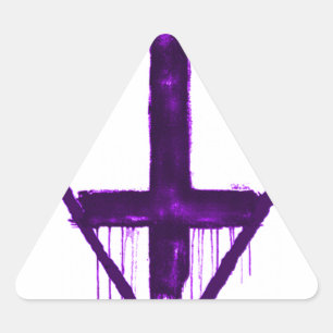 Pegatina Triangular Estuche Anti Religion Anti Illuminati iPhone