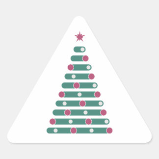 Pegatina Triangular Evergreen Rhythm