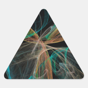 Pegatina Triangular Fantasía Espacial