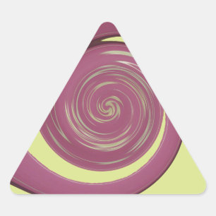 Pegatina Triangular Feliz Día de Acción de Gracias, maravilloso diseño