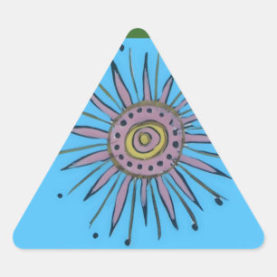 Pegatina Triangular Feliz Navidad Sunshine Holiday.png