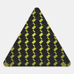 Pegatina Triangular FengShui Fusion Army Green Black Geometric Hipster