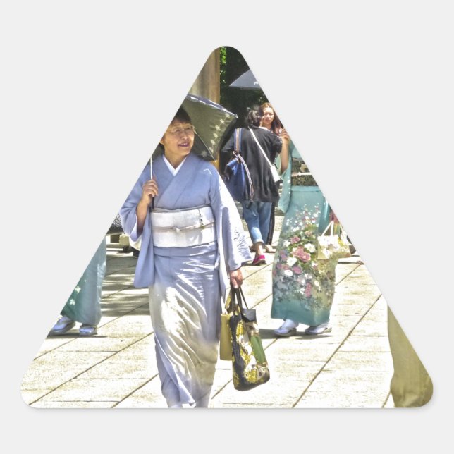 Pegatina Triangular Festival de la Cordillera de Japón (Anverso)