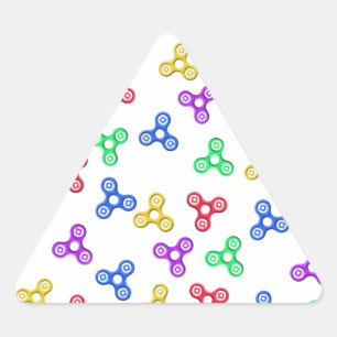 Pegatina Triangular Fidget Spinners