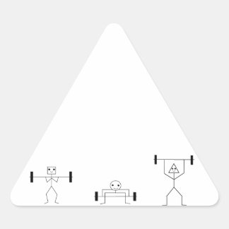 Pegatina Triangular formas de fitness