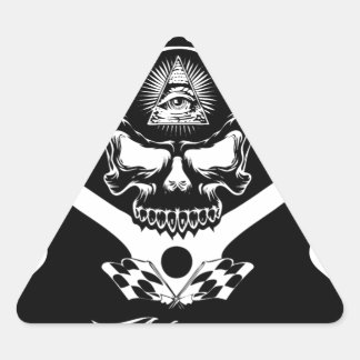 Pegatina Triangular Freemason-Widows-Sons-Masonic-Hotrod-Logo-20160407