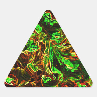 Pegatina Triangular Fuego de luna