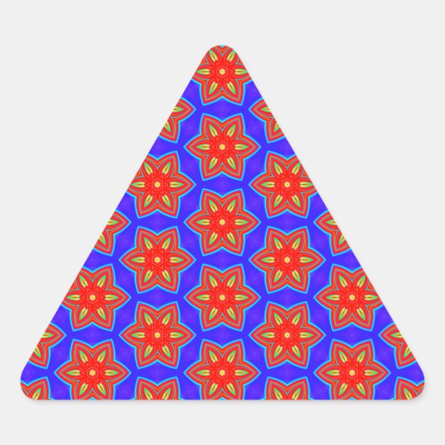 Pegatina Triangular Geométrica 160614 (05) (Anverso)