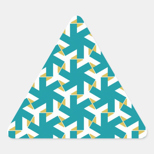 Pegatina Triangular Geométrica 230614 (03) (Anverso)